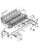 Upper rack and track