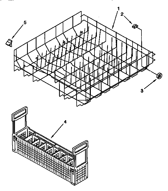 Lower rack