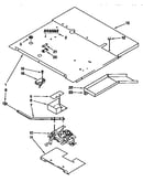 Component shelf and latch