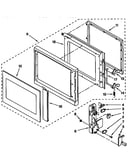 Door and latch