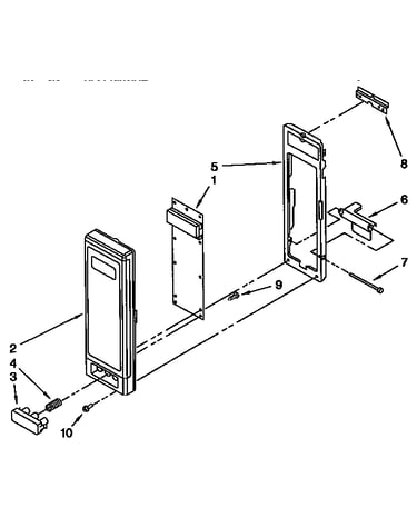 Microwave control panel