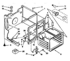 Whirlpool RF365BXYW1 oven diagram