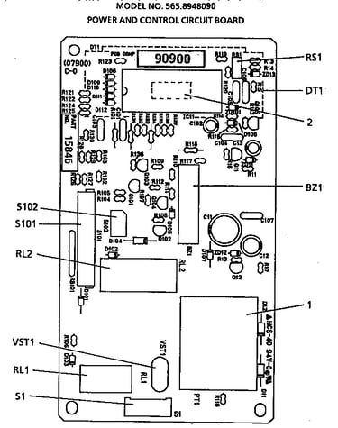 Power and control circuit board