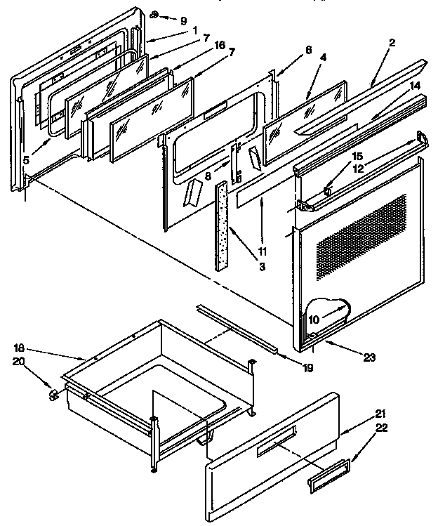 DOOR AND DRAWER