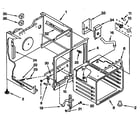 Whirlpool RF364PXYW3 oven diagram