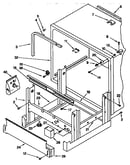 Frame and tank