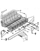 Upper rack and track