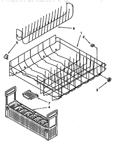 Lower rack