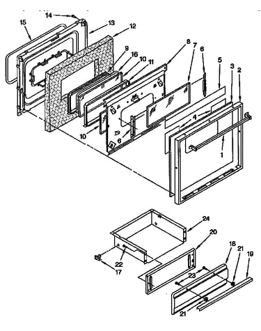 Door and drawer