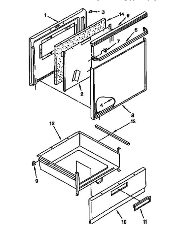 Door and drawer