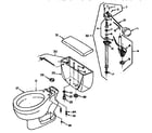 Universal Rundle 4073/55632-388 ALMOND replacement parts diagram
