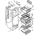 Kenmore 1069432412 refrigerator liner diagram