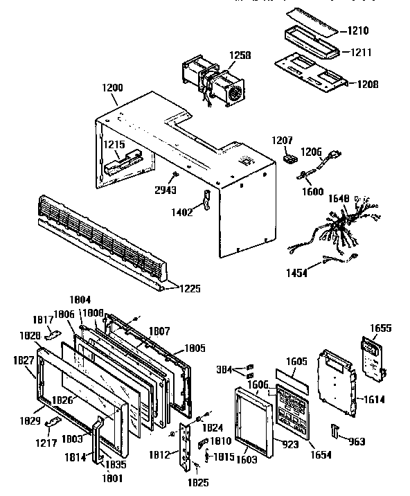 Cover/door and control panel