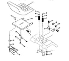 Craftsman 917257645 seat assembly diagram