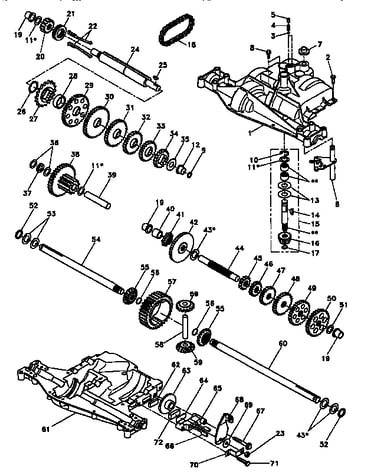 Dana transaxle, model #4360-79