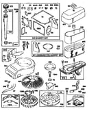 Flywheel/air cleaner assembly and gasket set