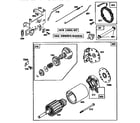 Briggs & Stratton 28N707-0162-01 motor and drive starter diagram