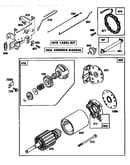 Motor and drive starter