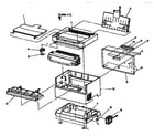 Epson ACTION LASER 1100 covers diagram