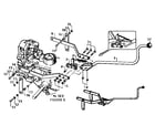 Troybilt 12069 wheels / tines / pto drive lever and yoke diagram