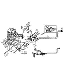 Wheels / tines / pto drive lever and yoke