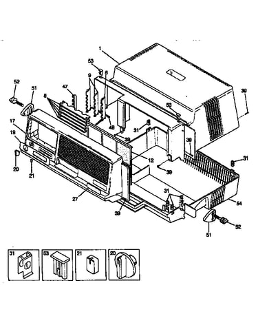 Cabinet front and wrapper