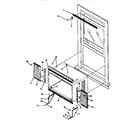 Kenmore 2539751560 window mounting kit diagram
