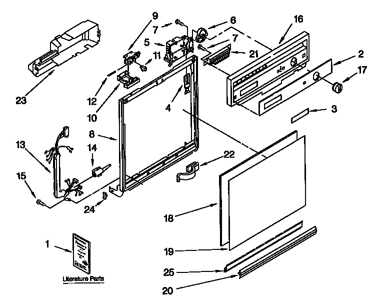 Frame and console