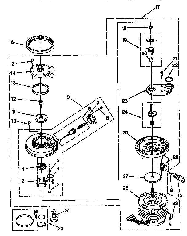 Pump and motor