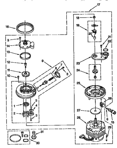 Pump and motor