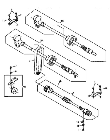 Arm shaft drive system