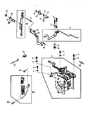 Pattern stitch length control and cam controlled feed