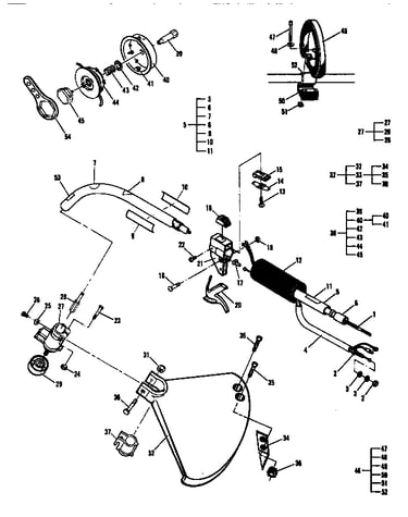 Shaft / shield / cutter assembly