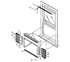 Kenmore 2539750550 window mounting kit diagram