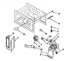 Kenmore 6654433452 magnetron and air flow diagram