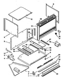 Microwave cabinet and air flow