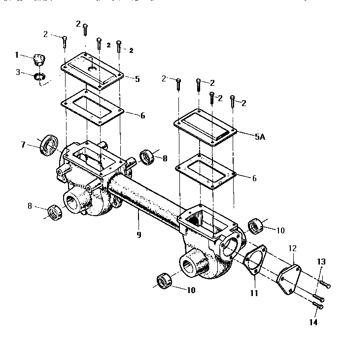 Transmission housing, covers, seals, gaskets, and plug