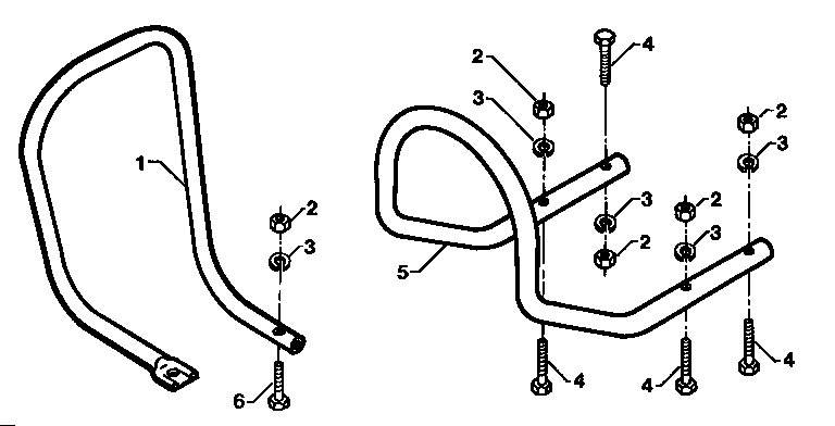 Bumper and carburetor guard attachment