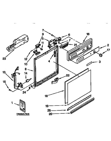 Frame and console