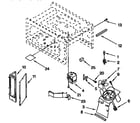 Kenmore 6654493393 magnetron and air flow diagram