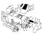Toro 38310-3900001, 4900001 & UP rotor housing assembly diagram