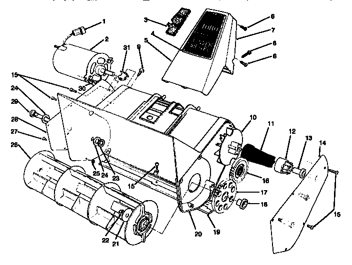 Rotor housing assembly
