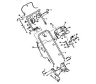 Troybilt 34311 handle assembly diagram
