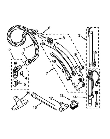 Hose and attachment