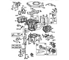 Briggs & Stratton 422707-1529-01 cylinder assembly diagram