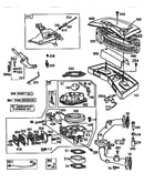 Air cleaner body and carburetor assembly