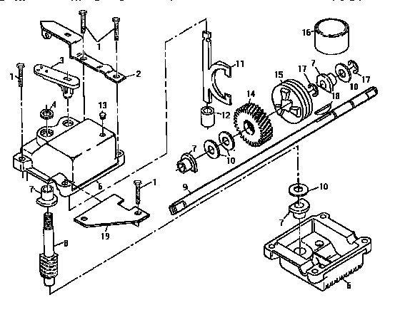Gear case assembly