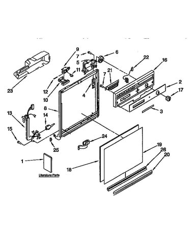 Frame and console