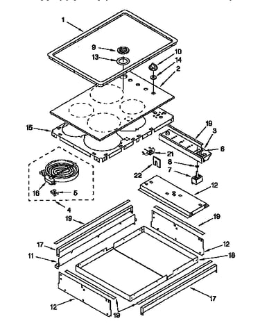 Cooktop parts