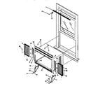 Kenmore 2539751250 window mounting diagram